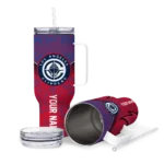customized los angeles clippers chevron stripe red curved tumbler best selling 1.webp