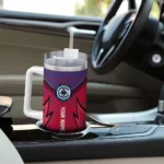 customized los angeles clippers chevron stripe red curved tumbler best selling 1.webp