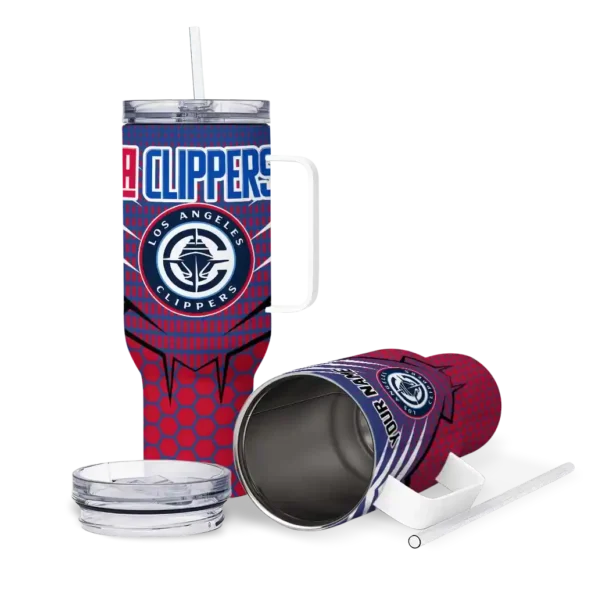 customized los angeles clippers hex texture red curved tumbler high quality 1.webp