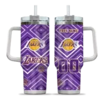 customized los angeles lakers bold diamonds purple curved tumbler best selling 1.webp