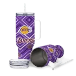 customized los angeles lakers bold diamonds purple curved tumbler best selling 1.webp
