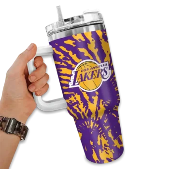 customized los angeles lakers burst swirl purple curved tumbler fashion forward 1.webp