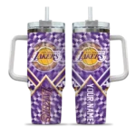 customized los angeles lakers chevron angle purple curved tumbler best selling 1.webp