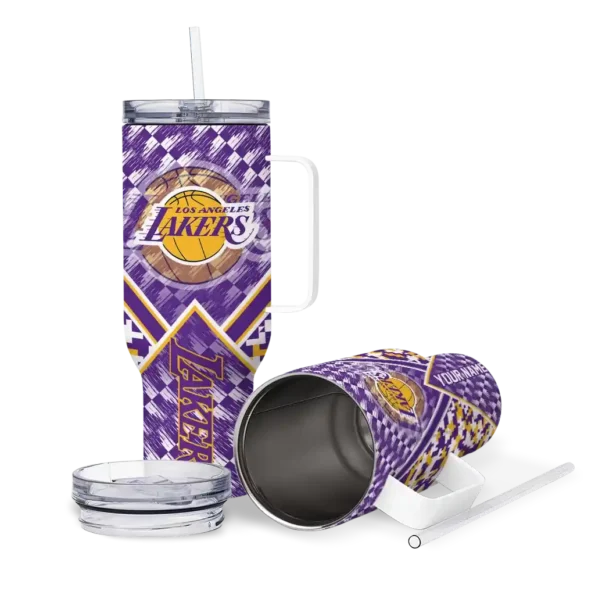 customized los angeles lakers chevron angle purple curved tumbler high quality 1.webp