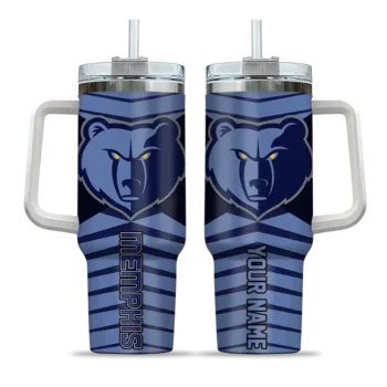 customized memphis grizzlies chevron layers blue curved tumbler best selling 1.webp