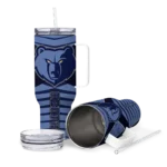 customized memphis grizzlies chevron layers blue curved tumbler best selling 1.webp