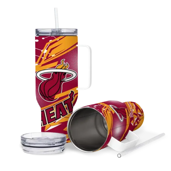 customized miami heat abstract paths red curved tumbler high quality 1.webp