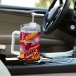 customized miami heat abstract paths red curved tumbler best selling 1.webp