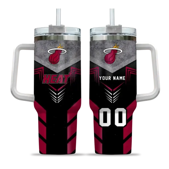 customized miami heat arrow armor red black curved tumbler best selling 1.webp