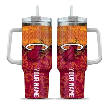 customized miami heat chevron stripe red curved tumbler best selling 1.webp
