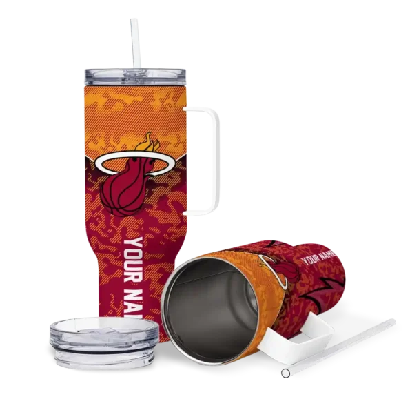 customized miami heat chevron stripe red curved tumbler high quality 1.webp