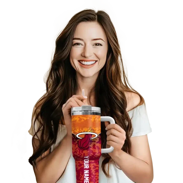 customized miami heat chevron stripe red curved tumbler premium grade 1.webp