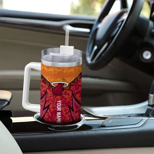 customized miami heat chevron stripe red curved tumbler trendy 1.webp