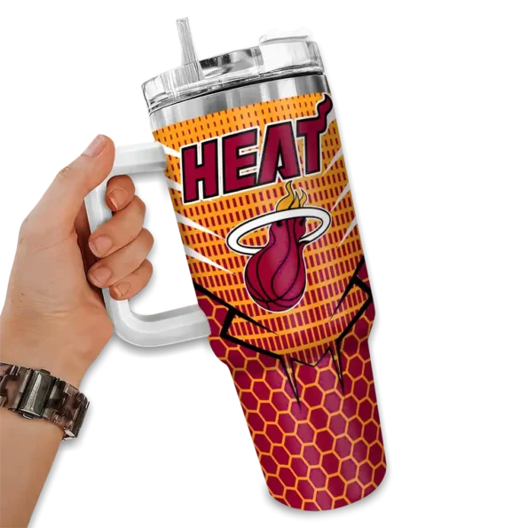 customized miami heat hex texture red curved tumbler fashion forward 1.webp