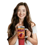 customized miami heat hex texture red curved tumbler best selling 1.webp