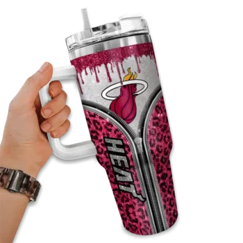 customized miami heat leopard zipper red curved tumbler fashion forward 1.webp