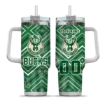 customized milwaukee bucks bold diamonds green curved tumbler best selling 1.webp