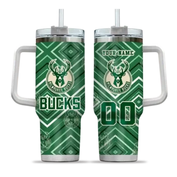 customized milwaukee bucks bold diamonds green curved tumbler best selling 1.webp