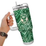 customized milwaukee bucks bold diamonds green curved tumbler best selling 1.webp