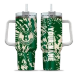 customized milwaukee bucks burst swirl green curved tumbler best selling 1.webp