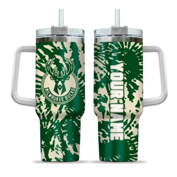 customized milwaukee bucks burst swirl green curved tumbler best selling 1.webp