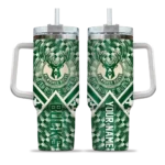 customized milwaukee bucks chevron angle green curved tumbler best selling 1.webp