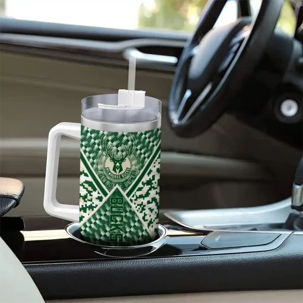 customized milwaukee bucks chevron angle green curved tumbler trendy 1.webp