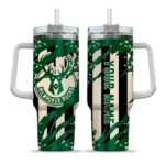 customized milwaukee bucks claw cut green black curved tumbler best selling 1.webp