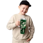 customized milwaukee bucks claw cut green black curved tumbler best selling 1.webp
