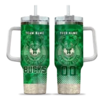 customized milwaukee bucks geometric prism green curved tumbler best selling 1.webp