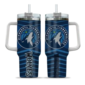 customized minnesota timberwolves chevron layers midnight blue curved tumbler best selling 1.webp