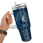 customized minnesota timberwolves chevron layers midnight blue curved tumbler best selling 1.webp