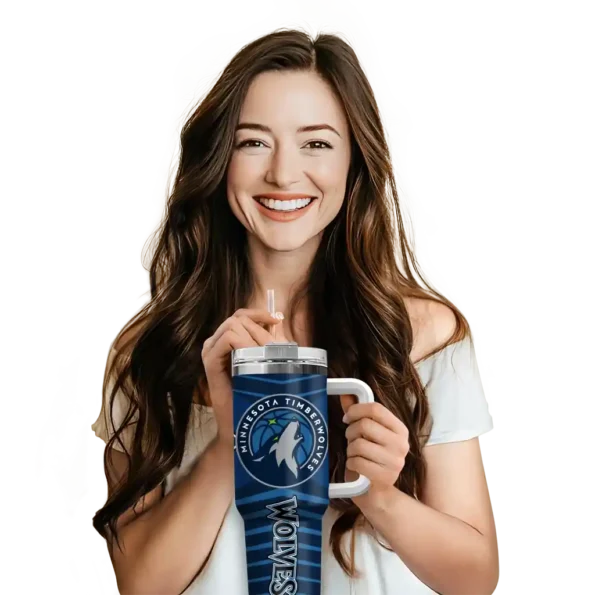 customized minnesota timberwolves chevron layers midnight blue curved tumbler premium grade 1.webp
