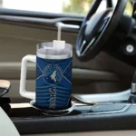 customized minnesota timberwolves chevron layers midnight blue curved tumbler best selling 1.webp