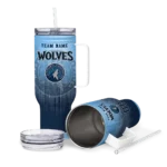 customized minnesota timberwolves gradient dots midnight blue curved tumbler best selling 1.webp