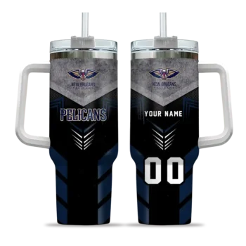 customized new orleans pelicans arrow armor navy black curved tumbler best selling 1.webp