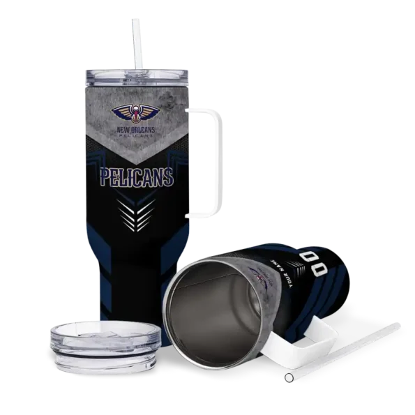 customized new orleans pelicans arrow armor navy black curved tumbler high quality 1.webp