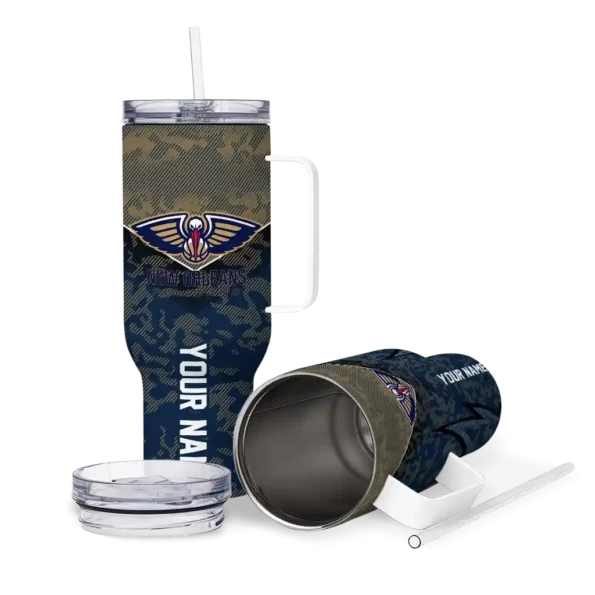 customized new orleans pelicans chevron stripe navy curved tumbler high quality 1.webp