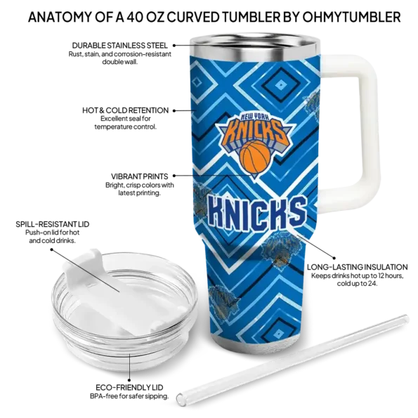 customized new york knicks bold diamonds blue curved tumbler new arrival 1.webp