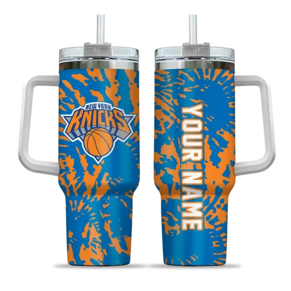 customized new york knicks burst swirl blue curved tumbler best selling 1.webp
