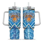 customized new york knicks chevron angle blue curved tumbler best selling 1.webp