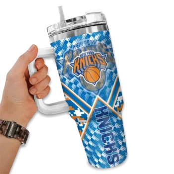customized new york knicks chevron angle blue curved tumbler fashion forward 1.webp