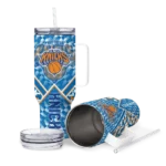 customized new york knicks chevron angle blue curved tumbler best selling 1.webp