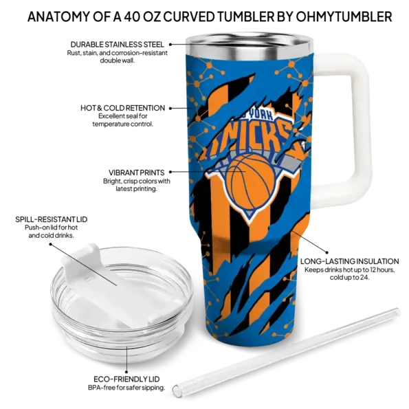 customized new york knicks claw cut blue black curved tumbler new arrival 1.webp