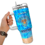 customized new york knicks geometric prism blue curved tumbler best selling 1.webp