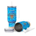 customized new york knicks geometric prism blue curved tumbler best selling 1.webp