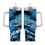 customized orlando magic abstract paths blue curved tumbler best selling 1.webp