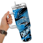 customized orlando magic abstract paths blue curved tumbler best selling 1.webp