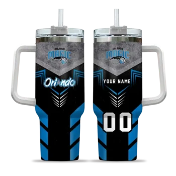 customized orlando magic arrow armor blue black curved tumbler best selling 1.webp