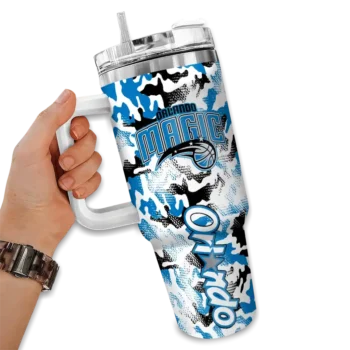 customized orlando magic camo mashup blue white curved tumbler fashion forward 1.webp